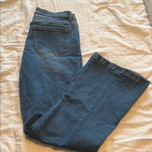 Kensie Dark Blue Flare Jeans - Picture 4 of 4